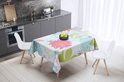 Bonamaison Nappe de Cuisine 145 x 145 cm - Conçu et fabriqué en Turquie
