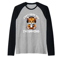 Controlador Tiger Gamer de I'm Gaming Camiseta Manga Raglan