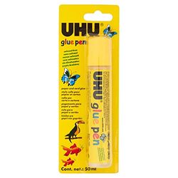 UHU 50148 Pen, Liquid Transparent Glue, 50ml Blister, 1