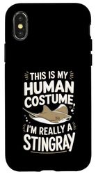 This Is My Human Costume IM Really A Stingray Case for iPhone X/XS
