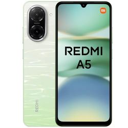 Xiaomi Redmi A5 - Smartphone de 4+128GB, Pantalla inmersiva de 6,88" 120 Hz, Potente procesador Octa Core, Cámara Dual AI de 32 MP, 5100 mAh, Cargador no Incluido, Verde (Versión ES)