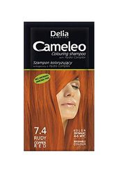 Cameleo - Shampooing teinté - Copper Red - Rafraîchissement rapide et facile des couleurs « couleur en couleur » - Sans ammoniaque ni oxydant - Shampoing en sachet - 40 ml