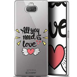 Beschermhoes voor Sony Xperia 10, ultradun, Love All U Need Is