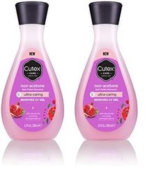 Cutex Ultra-Caring Non-Acetone Nail Polish Remover 200ml (Pack of 2)