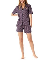 Schiesser Dam pjyama kort pyjamas-set, lila, 38