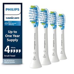 Philips HX9044/65 borstelkop 4 stuks wit