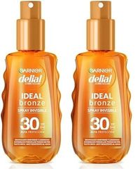 Garnier Delial Ideal Bronze Spray Invisible FPS30 Protector 150ml (Paquete de 2)