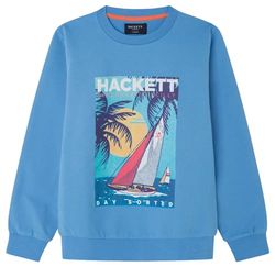 Hackett London Hackett Sailing Crew Sweatshirt voor jongens, blauw (Marina), 3 jaar, Blauw (Marina), 3 jaar