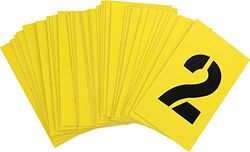 Hillman 847026 2-Inch Numbers, Letters, and Punctuation Combo Stencil Set