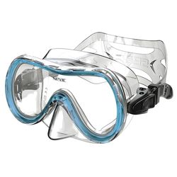 Seac Salina SLT, snorkelmask med maskkropp av allergivänliga siltra och maskspännen med 2 knappar, 2 stora