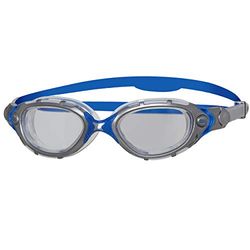 Zoggs Volwassen Predator Flex zwembril, grijs/blauw, één maat
