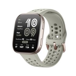 AMAZFIT Bip 6 Smartwatch 46mm, Batterie 14 Jours, AMOLED 1,97", GPS avec Cartes, IA, Appels Bluetooth, Suivi Santé et Sommeil, 140+ Modes Sportifs, Étanchéité 5ATM,Pierre