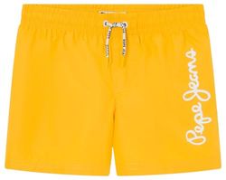 Pepe Jeans Logo zwemshorts voor jongens, geel (geel), 4 jaar, geel, 4 jaar