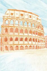 6" x 9" Rome: Colosseum Notebook: 120 pages for every day use