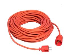 Unitec 46452 Rallonge Schuko H05VV-F 3G 1,5 mm² Orange 25 m