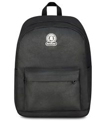 Invicta Ollie Solid Monoscompartment, Black, Bottle Pocket, 14" PC Pocket, School Backpack, Girl and Boy, Black, Taglia unica, modern