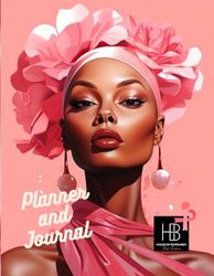 Planner and Journal: Pink Edition Undated, Soft Cover, 200 Pages, 8.5 x 11