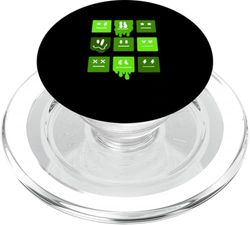 Green Moods Grafica verde PopSockets PopGrip per MagSafe