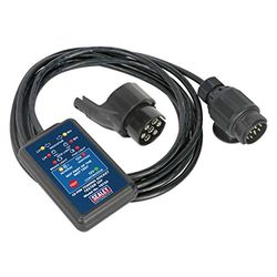 Sealey TST22-13 pinos testador tomada de reboque, 12 v