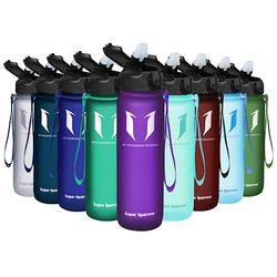 Super Sparrow Gourde Avec Paille - Bouteille - 750ml - sans BPA Tritan - Anti-fuite Reutilisable Pour salle de 'école,Sport