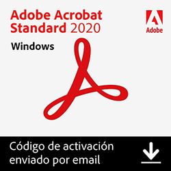 Adobe Acrobat | Standard | 1 Usuario | PC | Código de activación PC enviado por email