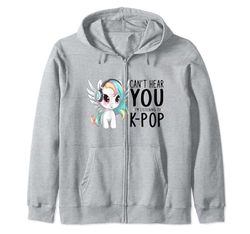 No puedo oírte estoy escuchando K-pop Pegasus Kpop Merchandise Sudadera con Capucha