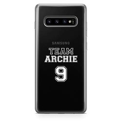 Zokko Samsung S10 Plus Team Archie fodral - mjukt genomskinligt bläck vitt