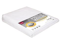 Machinewasbare Absorberende Matrasbeschermer 100% Katoen, wit, 140 x 190 cm