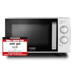 CASO MG 25 Ecostyle Ceramic - Vincitore del test, forno a microonde con grill, maggiore superficie utile grazie al fondo CASOTEK, 25 litri, cottura a due livelli