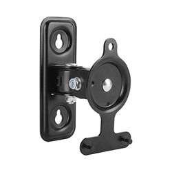 PureMounts® - Staffa per altoparlanti. Adatto per Play3. Inclinazione di 90 ° / - 85 ° rotazione di 60 ° / -60 °. Resistente fino a 26 kg. Colore: nero
