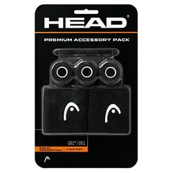 HEAD Unisex - Volwassen Premium Accessoirepakket, Zwart, Eenheidsmaat