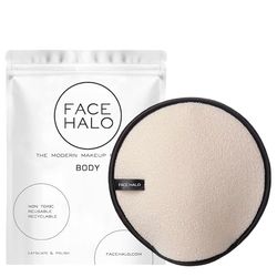 Face Halo Guanto esfoliante e lucidante per il corpo, ecologico, riutilizzabile, vegano (confezione da 1)