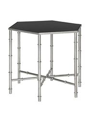 Safavieh Charlotte accentbord 50x43x43.18 cm Silver/Glass