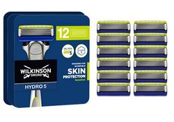 Wilkinson Sword Hydro 5 Uomo Skin Protection Sensitive (compatibile con letterbox), 12 lamette