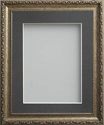 Frame Company Brompton Bronze 20x16 inch Frame With Grey Mount for Image A3 *Choice of sizes* Fitted with Real Glass
