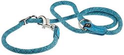 High5Dogs, Guinzaglio ergonomico per Cani, Resistente e Leggero, Lunghezza 140 cm, Colore Blu, Ideale per Passeggiate in Mezzo Urbano o Natura, Comfort ottimale, Modello Leisure Leader