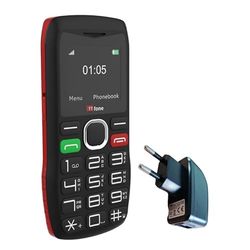TTfone Teléfono móvil fácil de Usar TT880 para Personas Mayores - Teclado Grande con botón de Asistencia de Emergencia - Teléfono Simple y confiable (con Cargador de Corriente)