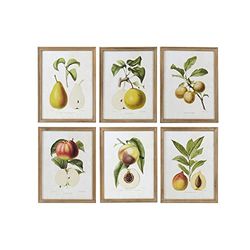 DKD Home Decor Fruitafbeelding (6 stuks) (45 x 2 x 60 cm) (Referentie: S3017916)