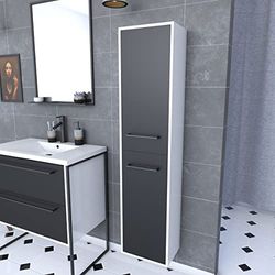 Aurlane PACM026 Structura P026 badkamerkolom, zwart/wit