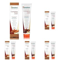 Himalaya Botanique Complete Care Simply Cinnamon Dentifrice Naturel Sans Fluorure, SLS, Gluten et Carraghénane 150 g (Lot de 5)
