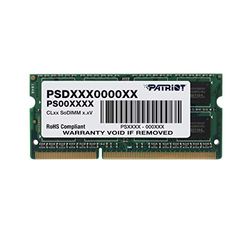 Patriot PSD34G1600L2S arbetsminne 4 GB (1 600 MHz, CL11) DDR3 SO-DIMM för Ultrabook