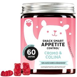 Gominolas para el Control del Apetito – Con Picolinato de Cromo y Colina – Contribuye al Metabolismo Normal de los Lípidos – Sin Azúcares Añadidos – Vegano – 60 uds – Bears with Benefits