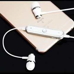 Bluetooth słuchawki pierścień do Samsung Galaxy składany bezprzewodowy pilot zdalnego sterowania zestaw głośnomówiący wszechświat (biały)