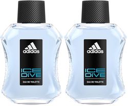 Adidas Ice Dive Eau de Toilette 100ml (Pack of 2)
