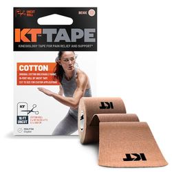 KT Tape - Ruban de kinésiologie Original Non coupé en Coton Taille Unique Beige