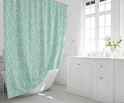 Bonamaison Digitally Printed Shower Curtain, 1 Piece 150x200 Cm - Designed And Manufactured in Turkey