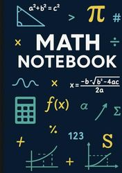 NOTATNIK MATEMATYCZNY: Idealny zeszyt na lekcje, zadania domowe i korepetycje