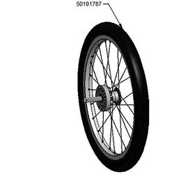Thule - Ruota per carrelli Chinook, 18 pollici, accessori outdoor, unisex, per adulti, multicolore
