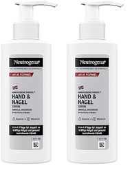 Neutrogena Crema mani e unghie (150 ml), idratante per le mani con cura 4 in 1 per mani e unghie belle, cura della pelle ad assorbimento rapido con pantenolo e glicerina in dispenser di crema per le