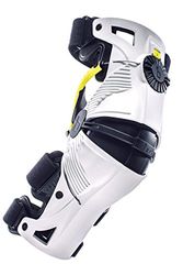 MOBIUS Orthèses X8 (la Paire) -Blanc/Jaune-X-Large Genouillères Mixte Adulte, FR : XL (Taille Fabricant : XL)